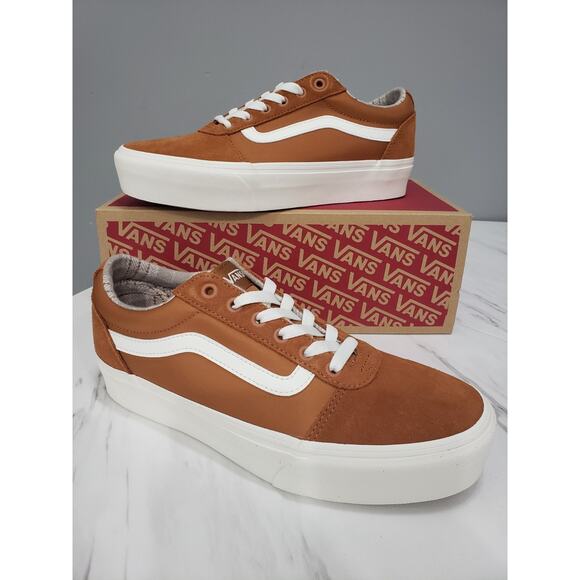 NEW Vans Ward Platform Plaid Glazed Ginger‎ Women’s Size 11 VN000D2RN1Z - Picture 1 of 7